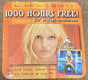 Britney Spears 2002 AOL CD New Overprotected Cover